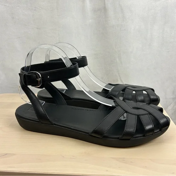 Black Strappy Sandals - Picture 4 of 5